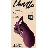 Изображение  Силиконовый пояс верности Vanilla Guard Wine Red