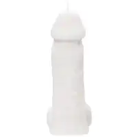 Изображение  Свеча-пенис Pecado BDSM белая