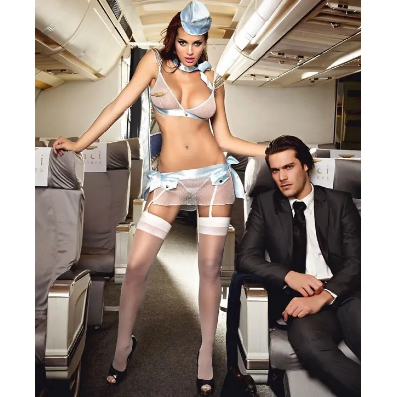 Фото Baci Lingerie, Тайвань Костюм для ролевых игр Улетная Стюардесса Diva Size 3XL/4XL