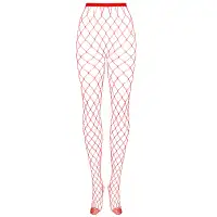 Изображение Obsessive, Польша Сексуальные красные колготки в крупную сетку XL/XXL