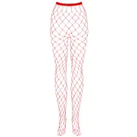 Изображение Obsessive, Польша Сексуальные красные колготки в крупную сетку XL/XXL