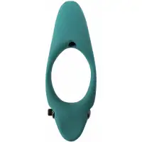 Изображение Lola Toys, Россия Эрекционное кольцо с двойной вибростимуляцией Pure Passion Stardust Green