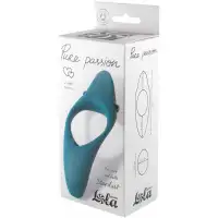 Изображение Lola Toys, Россия Эрекционное кольцо с двойной вибростимуляцией Pure Passion Stardust Green