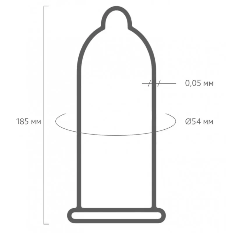 Фото My.Size, Германия Презервативы ON Super Thin ультратонкие 0,05 мм 1 шт