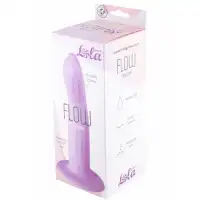 Фото Lola Toys, Россия Гнущийся нереалистичный фаллос на присоске Flow Tender 17 см