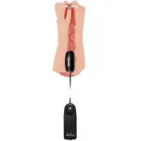Фото Lola Toys, Россия Двойной мастурбатор с вибрацией ротик с зубками и вагина Satisfaction Lucky Charm