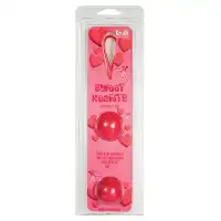 Фото  Красные вагинальные шарики со смещенным центром Sweet Hearts Duo Loveballs