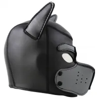 Фото KISSEXPO Фетиш-маска собаки Angry Dog L черно-серая