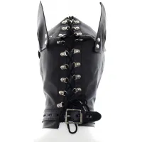 Фото KISSEXPO Маска-шлем собаки на шнуровке черная