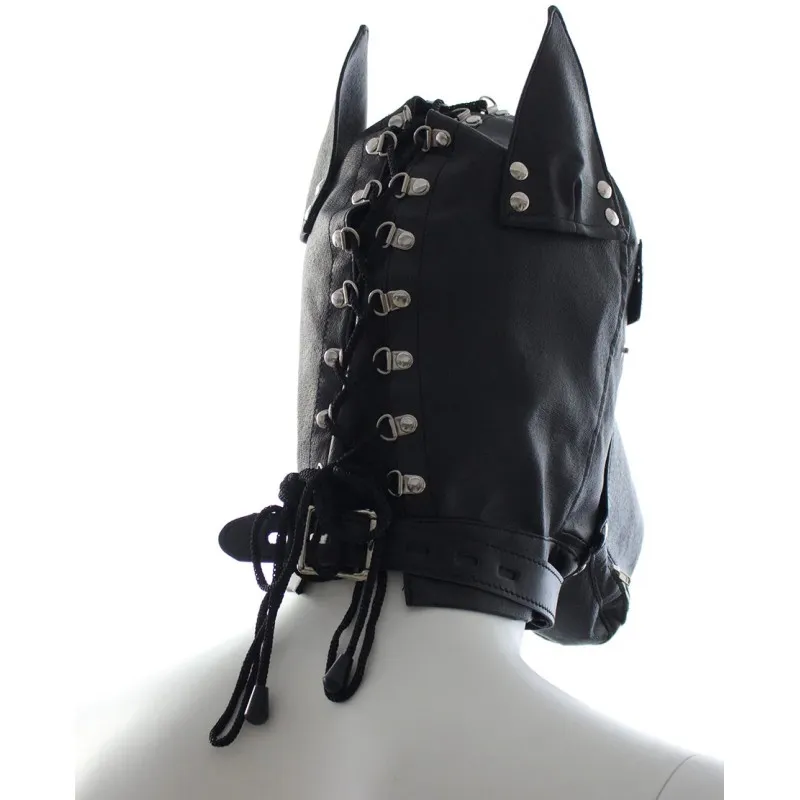 Фото KISSEXPO Маска-шлем собаки на шнуровке черная