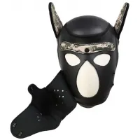 Фото KISSEXPO Фетиш-маска собаки Angry Dog M черный хаки