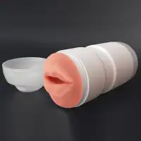 Фото Lovetoy, Китай Мастурбатор в колбе губки Sex In A Can Mouth Lotus Tunnel