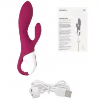 Фото Satisfyer, Германия Смарт-вибратор для точки G с клиторальным стимулятором Satisfyer Heated Affair ДЕФОРМИРОВАННАЯ УПАКОВКА
