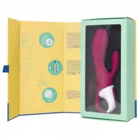 Фото Satisfyer, Германия Смарт-вибратор для точки G с клиторальным стимулятором Satisfyer Heated Affair ДЕФОРМИРОВАННАЯ УПАКОВКА