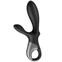 Фото Satisfyer, Германия Анальный смарт-вибратор с подогревом и стимулятором промежности Satisfyer Heat Climax+ ДЕФОРМИРОВАННАЯ УПАКОВКА