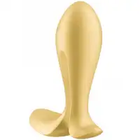 Изображение Satisfyer, Германия Анальная смарт-втулка с вибрацией и стимулятором промежности Satisfyer Intensity Plug Yellow