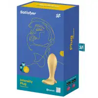 Изображение Satisfyer, Германия Анальная смарт-втулка с вибрацией и стимулятором промежности Satisfyer Intensity Plug Yellow