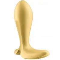 Изображение Satisfyer, Германия Анальная смарт-втулка с вибрацией и стимулятором промежности Satisfyer Intensity Plug Yellow