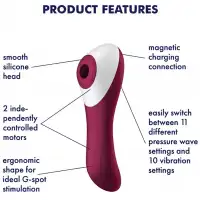 Изображение Satisfyer, Германия Вакуумно-волновой вибратор Satisfyer Dual Crush