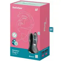 Satisfyer, Германия Анальный смарт-стимулятор с вибрацией и ротацией Satisfyer Rotator Plug 1+ черный ДЕФОРМИРОВАННАЯ УПАКОВКА — купить в Минске Изображение Satisfyer, Германия Анальный смарт-стимулятор с вибрацией и ротацией Satisfyer Rotator Plug 1+ черный ДЕФОРМИРОВАННАЯ УПАКОВКА