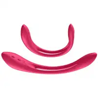 Фото Satisfyer, Германия Многофункциональный вибратор для пар с гибкой основой Satisfyer Elastic Joy Red