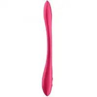 Фото Satisfyer, Германия Многофункциональный вибратор для пар с гибкой основой Satisfyer Elastic Joy Red