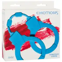 Изображение  Силиконовые наручники Emotions Stretchy Cuffs Turquoise