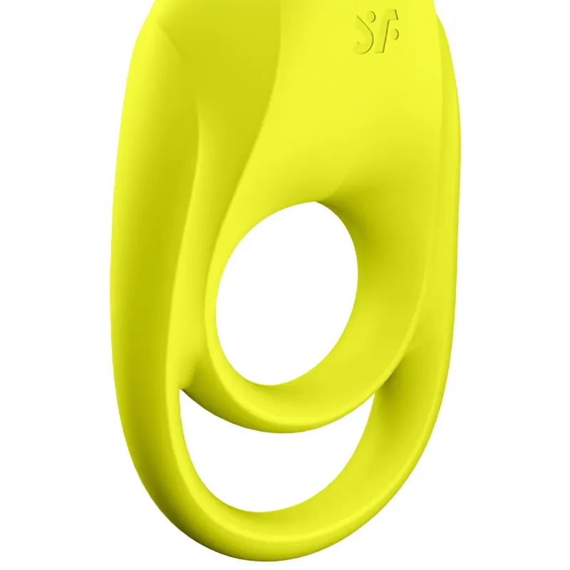 Фото Satisfyer, Германия Двойное эрекционное виброкольцо Satisfyer Spectacular Duo желтое