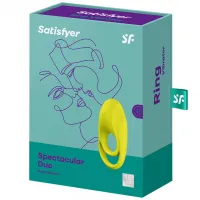 Фото Satisfyer, Германия Двойное эрекционное виброкольцо Satisfyer Spectacular Duo желтое