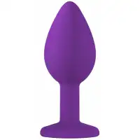 Фото  Анальная пробка Emotions Cutie Small Purple Clear Crystal