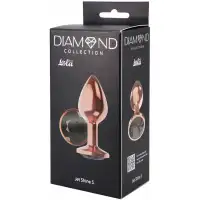 Фото Lola Toys, Россия Анальная пробка Diamond Jet Shine S розовое золото