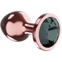 Фото Lola Toys, Россия Анальная пробка Diamond Jet Shine S розовое золото