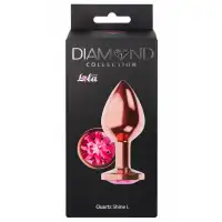 Lola Toys, Россия Анальная пробка Diamond Quartz Shine L розовое золото — купить в Минске Фото Lola Toys, Россия Анальная пробка Diamond Quartz Shine L розовое золото