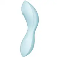 Фото Satisfyer, Германия Вакуумный смарт-стимулятор для клитора и точки G Satisfyer Curvy Trinity 5+ голубой