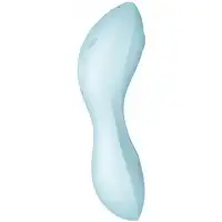 Фото Satisfyer, Германия Вакуумный смарт-стимулятор для клитора и точки G Satisfyer Curvy Trinity 5+ голубой