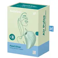Изображение Satisfyer, Германия Вакуумно-волновой стимулятор с вибрацией Satisfyer Pearl Diver зеленый