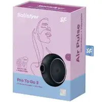 Изображение Satisfyer, Германия Вакуумно-волновой стимулятор с вибрацией Satisfyer Pro To Go 3 черный
