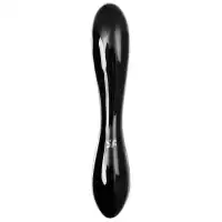 Изображение Satisfyer, Германия Двусторонний фаллос из стекла Satisfyer Dazzling Crystal 1 черный 18 см