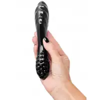 Изображение Satisfyer, Германия Двусторонний фаллос из стекла Satisfyer Dazzling Crystal 1 черный 18 см