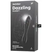 Изображение Satisfyer, Германия Двусторонний фаллос из стекла Satisfyer Dazzling Crystal 1 черный 18 см