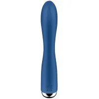 Фото Satisfyer, Германия Вибратор для точки G с клиторальным стимулятором и ротацией Satisfyer Spinning Rabbit 1 Blue
