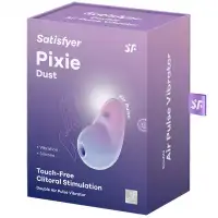 Фото Satisfyer, Германия Вакуумно-волновой стимулятор с вибрацией Satisfyer Pixie Dust лилово-розовый