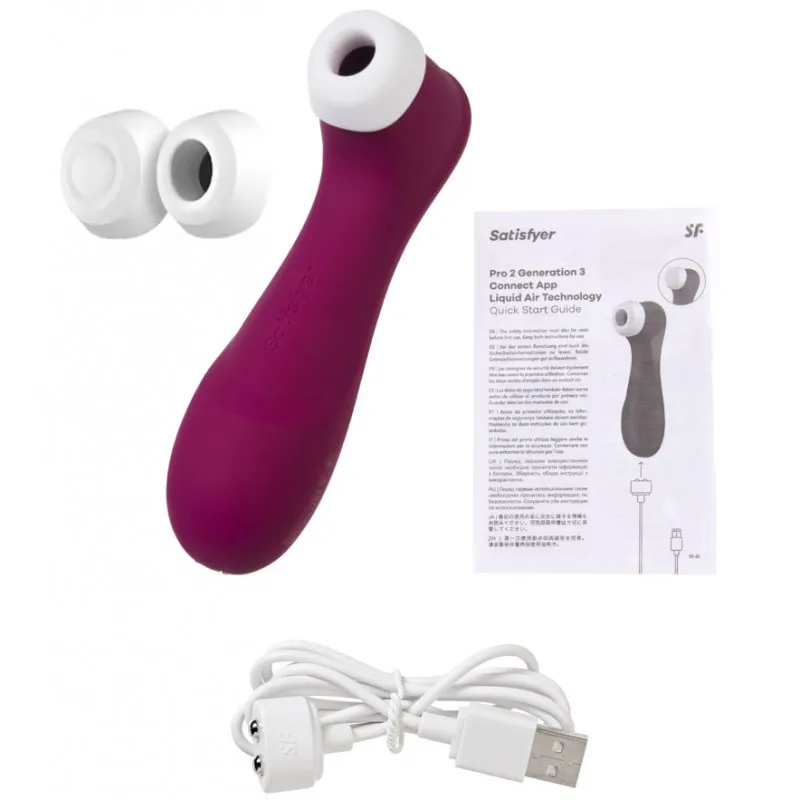 Satisfyer, Германия Вакуумно-волновой бесконтактный смарт-стимулятор Satisfyer Pro 2 Generation 3 Connect App Red — купить в Минске Фото Satisfyer, Германия Вакуумно-волновой бесконтактный смарт-стимулятор Satisfyer Pro 2 Generation 3 Connect App Red