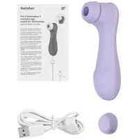 Изображение Satisfyer, Германия Вакуумно-волновой бесконтактный смарт-стимулятор Satisfyer Pro 2 Generation 3 Connect App Violet