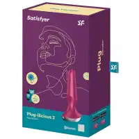 Фото Satisfyer, Германия Анальный смарт-стимулятор с вибрацией Satisfyer Plug-ilicious 2 розовый