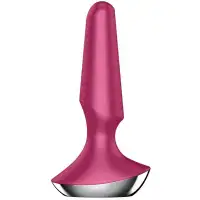 Фото Satisfyer, Германия Анальный смарт-стимулятор с вибрацией Satisfyer Plug-ilicious 2 розовый