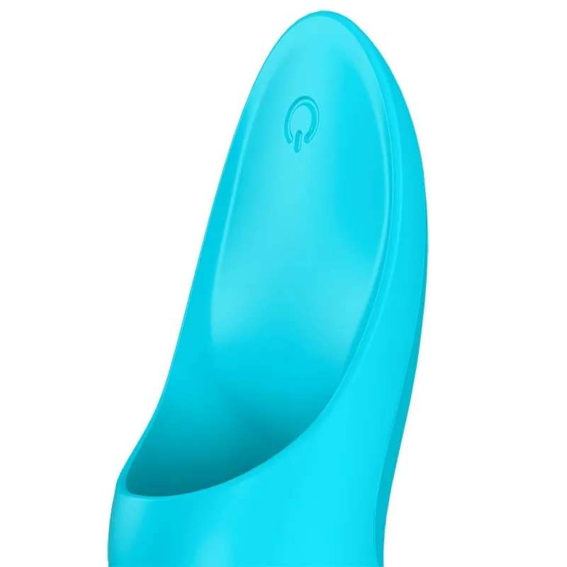 Фото Satisfyer, Германия Клиторальный вибромассажер на палец Satisfyer Teaser голубой