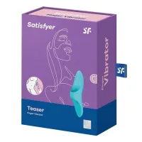 Фото Satisfyer, Германия Клиторальный вибромассажер на палец Satisfyer Teaser голубой