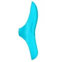Фото Satisfyer, Германия Клиторальный вибромассажер на палец Satisfyer Teaser голубой