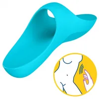Фото Satisfyer, Германия Клиторальный вибромассажер на палец Satisfyer Teaser голубой
